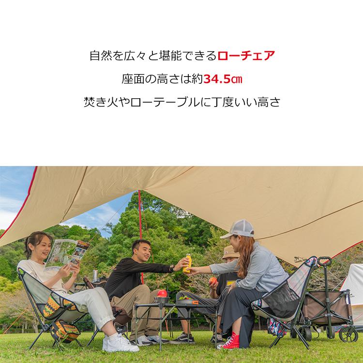 新品未開封☆ ローバックチェア アウトドアチェア 3個セット 軽量 収納ケース付 アウトドアチェア 20%off!! 軽量 チェア いす レジャーチェア