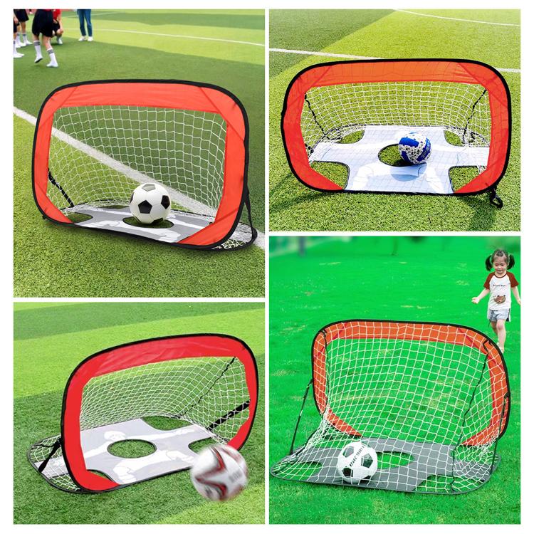 vidaXL サッカーゴール ネット付き ホワイト 366x122x182cm スチール