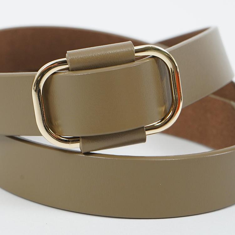 ベルト 本革ベルト スクエアレザーベルト レディース メンズ 本