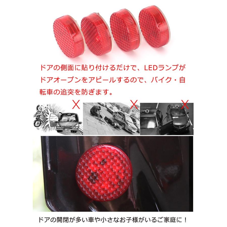 車両ドア追突防止警示灯 ドアストライカーled 車 ドア 開閉 Led 点滅 追突防止 バイク 自転車 歩行者 後方 夜間 Ee150 Ee150 Lucky9 通販 Yahoo ショッピング