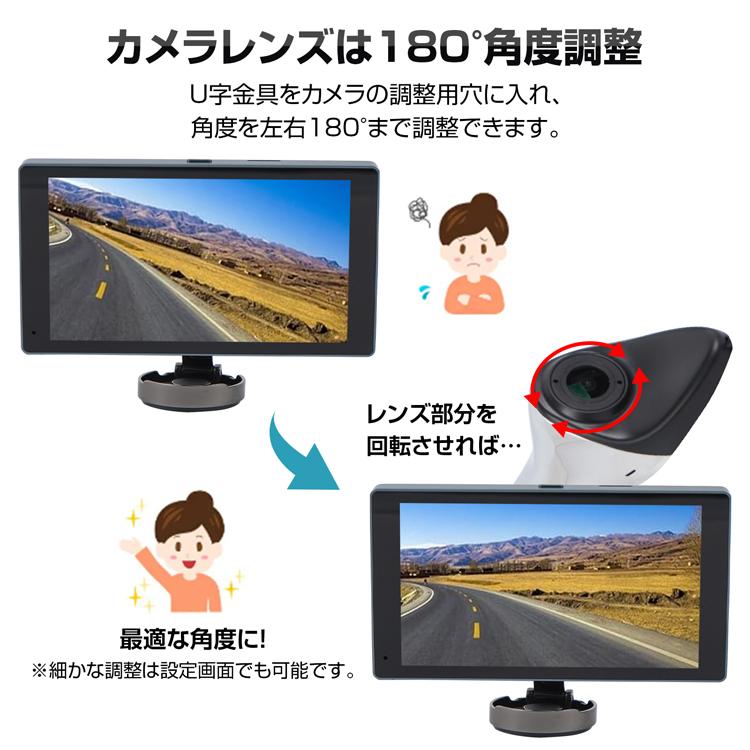 サイドカメラ ドラレコ ドライブレコーダー リアビューカメラ 左右