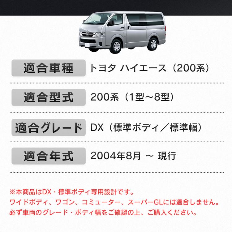 標準サイズ　200系 ハイエース　スライド式道具箱 コンソールボックス ハイエース HIACE 専用 200系 DX 標準幅 標準