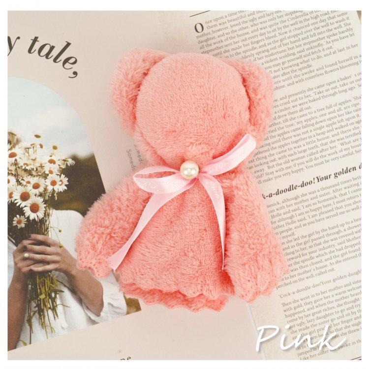 くまタオルハンカチ 8個入り クマ ギフト ハンカチ ハンドタオル