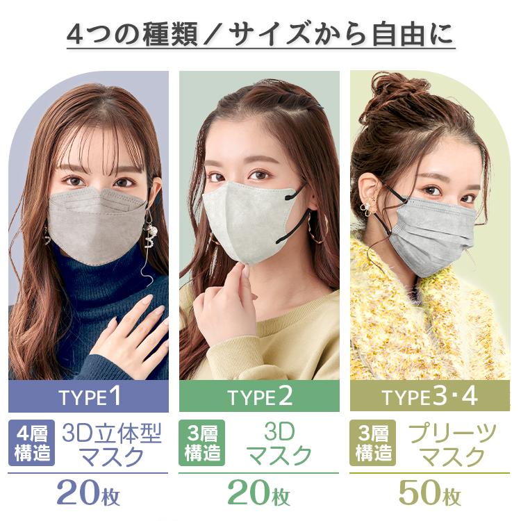 マスク 立体構造 血色マスク 使い捨て 不織布 ビューティ小顔