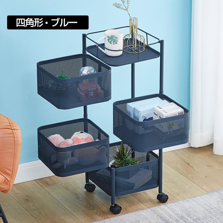 キッチンワゴン 回転 多肉棚 バスケットトローリー 天板 キャスター付き 4段 キッチンカウンター インテリア 収納 庭 植物 多肉 生活用品 新生活 リビング ny410 |  | 16