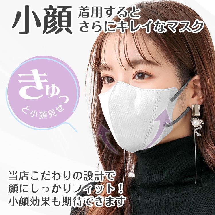マスク 小顔マスク 3D 3D立体マスク 40枚 小さめ 血色マスク 99%カット 男女兼用 蒸れない フィット感 快適 ny411-60 |  | 16