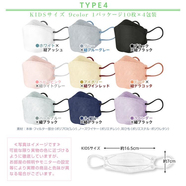 クーポン有 マスク 40枚 バイカラー 4層 3D立体マスク 小顔効果 不織布