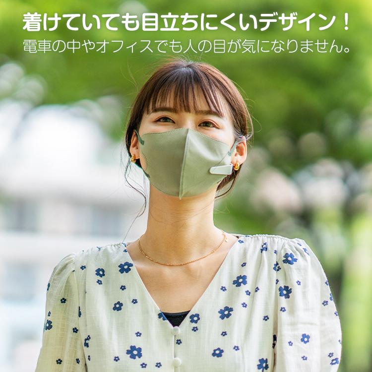 マスクエアーファン 快適 挟むだけ 簡単 抗菌 運動 通勤 春 夏 USB充電