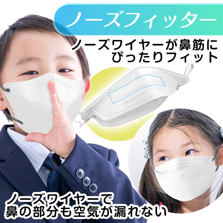 クーポン有 マスク 不織布 子ども キッズ 3D立体マスク 立体 子供用