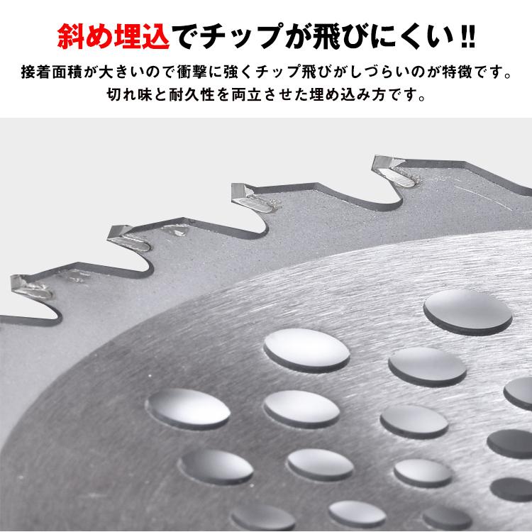 チップソー 5枚 セット 替刃 交換 刃こぼれ 刃毀れ 欠け 摩耗 軽い