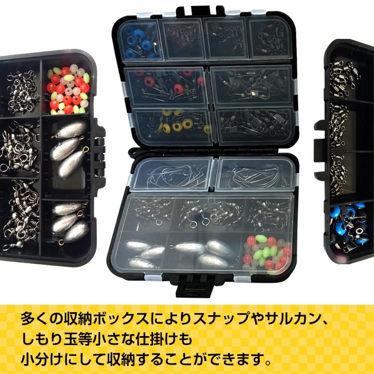 釣り 収納ケース タックルボックス 仕掛け セット 釣具 一式 釣用品 トリプル サルカン ワームフック 釣り針 スナップスベイル シモリペット 防水仕様 Od310 Od310 Lucky9 通販 Yahoo ショッピング