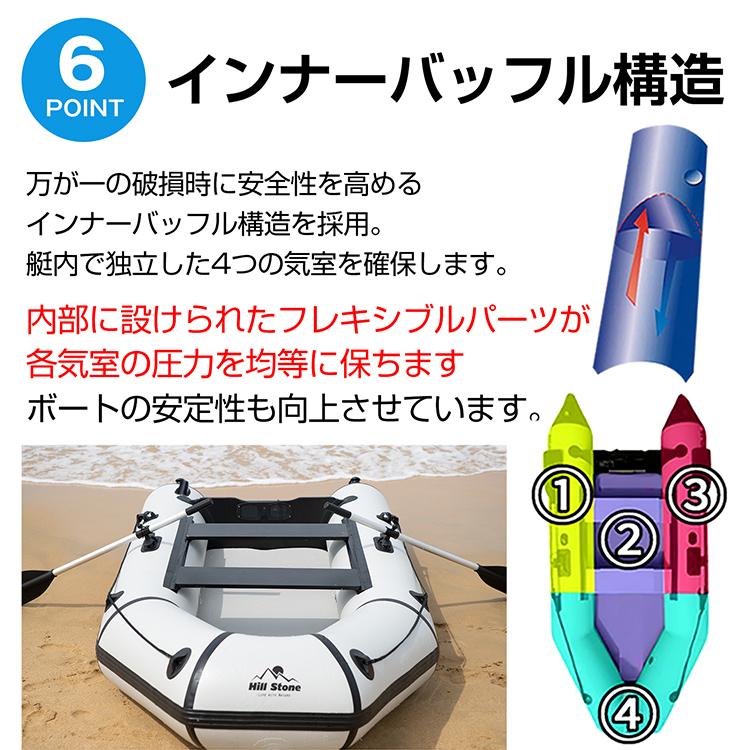 ゴムボート プレジャー 船 ゴム製ボート フィッシングボート 船外機 3
