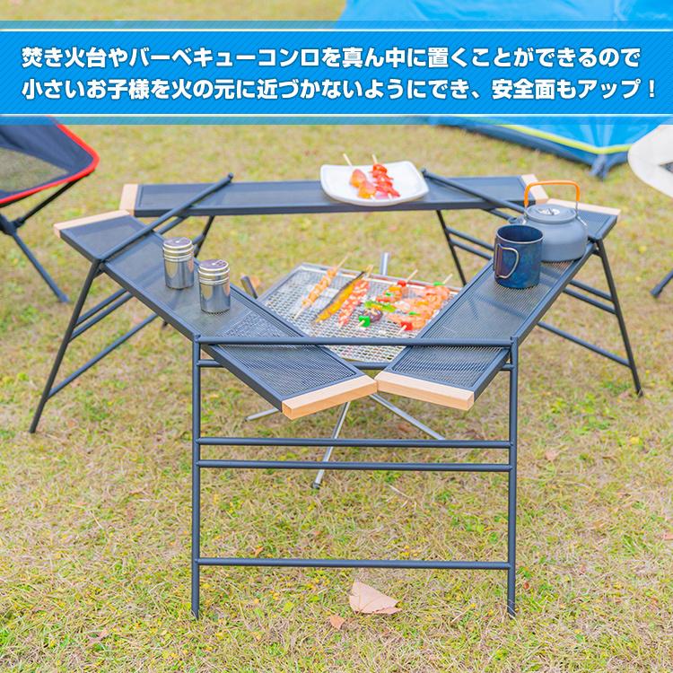 Hill Stone（ヒルストーン） アウトドアテーブル 耐火 折りたたみ 軽量