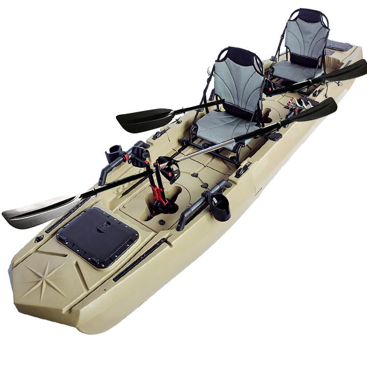 ペダル式カヤック カヌー フィッシングボート 1人 2人乗 分割式