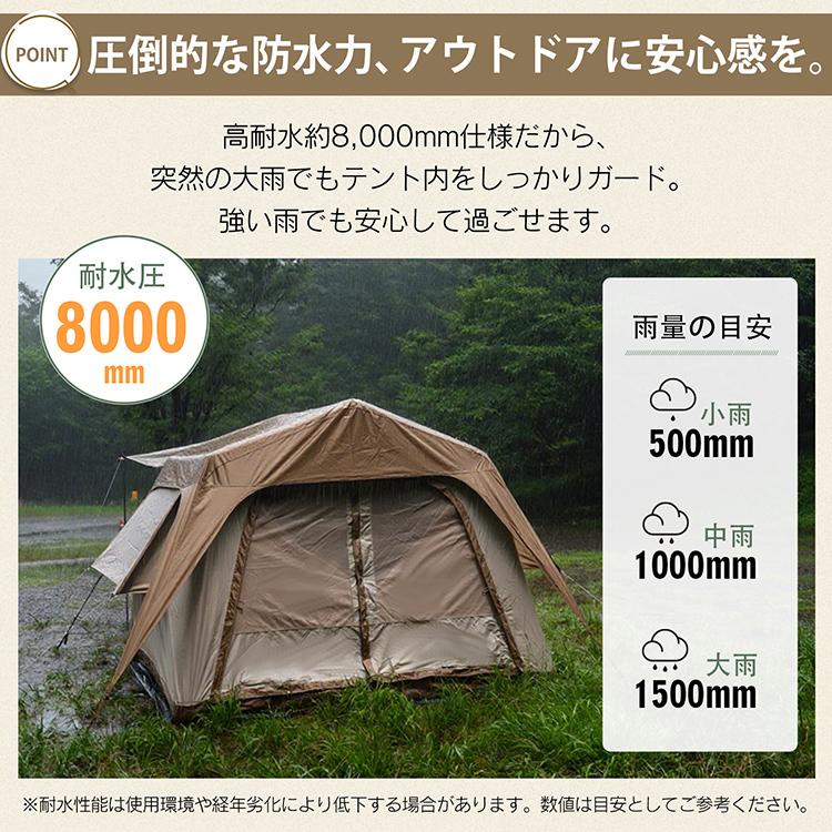 エアーテント エアフレーム キャンプ タープ 簡単設営 ファミリー