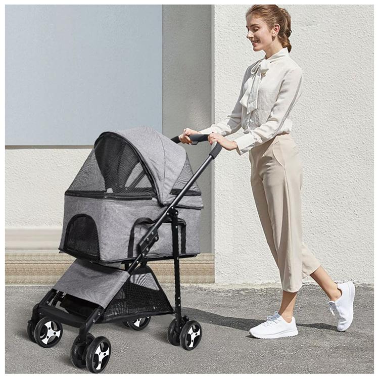 ペットカート　ペットバギー　送料込み 楽天市場】即納 SKISOPGO ペットカート 小型犬 折り畳み犬用