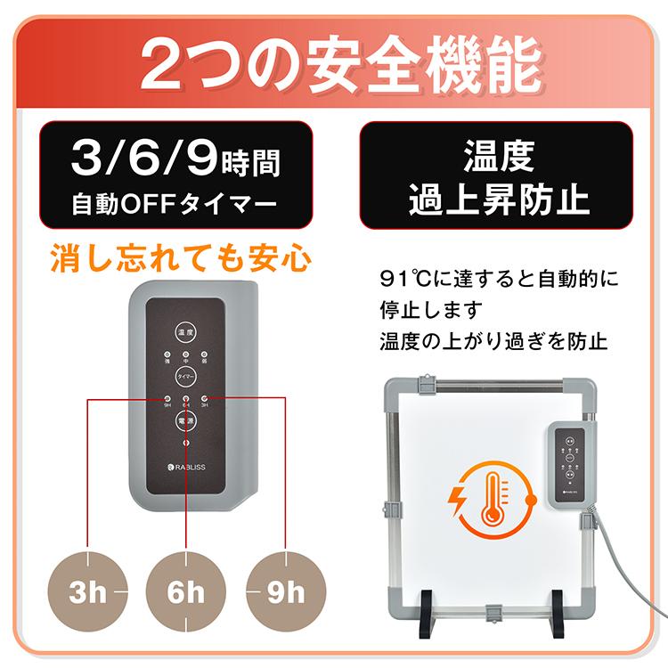 パネルヒーター 電気パネルヒーター デスクヒーター コンパクト