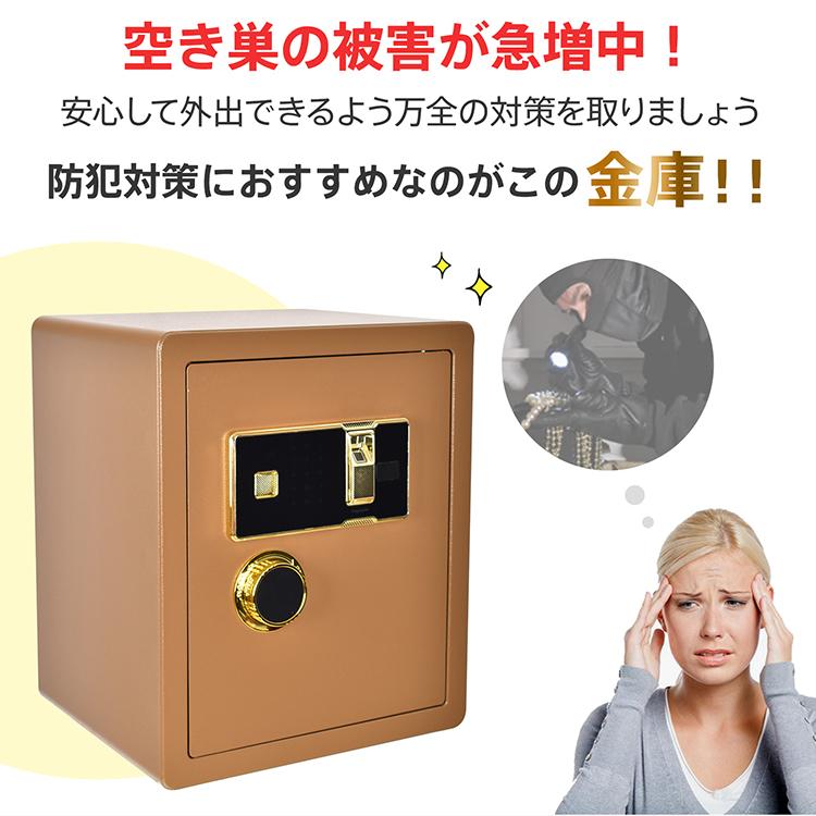 電子 金庫 タッチパネル 指紋認証 アラーム機能付き 壁付け対応(45cm：黒) Amazon.co.jp: 電子金庫 タッチパネル金庫 指紋認証金庫