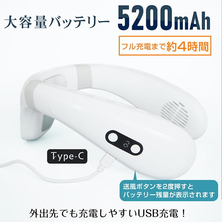 ネッククーラー 羽なし 冷却プレート 背中送風 大容量バッテリー