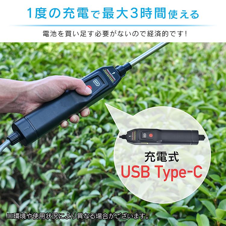 噴霧器 電動 充電式 背負い式 バッテリー式 充電器付 コードレス 12L