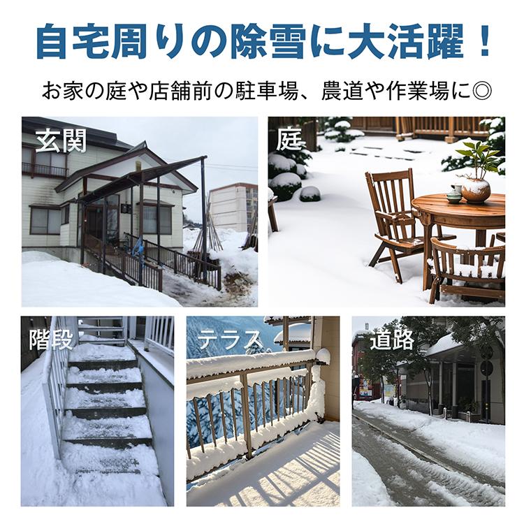 除雪機 給電式 電動 100V 3500rpm 電動スノースロー 除雪幅25.4cm 除雪