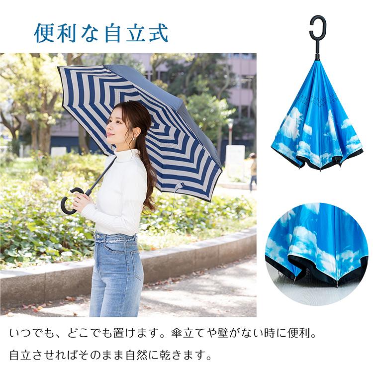 逆さ傘 さかさ傘 外側が濡れない さかさ 逆さま傘 日傘 晴雨兼用 逆さ傘 さかさ傘 外側が濡れない さかさ 逆さま傘 日傘 晴雨兼用