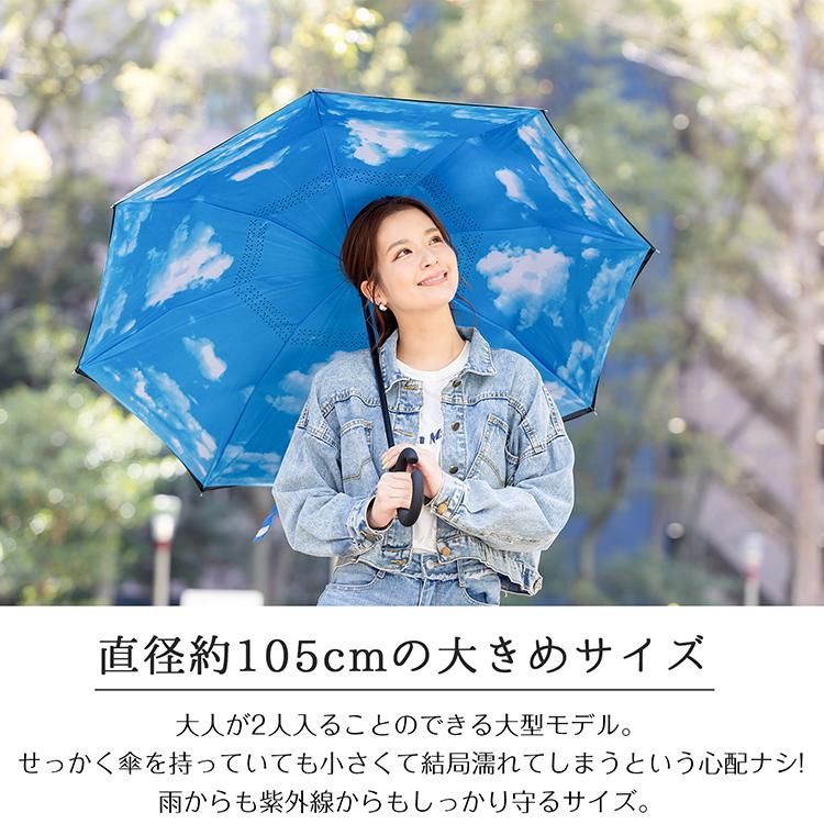 逆さ傘 さかさ傘 外側が濡れない さかさ 逆さま傘 日傘 晴雨兼用 逆さ傘 さかさ傘 外側が濡れない さかさ 逆さま傘 日傘 晴雨兼用