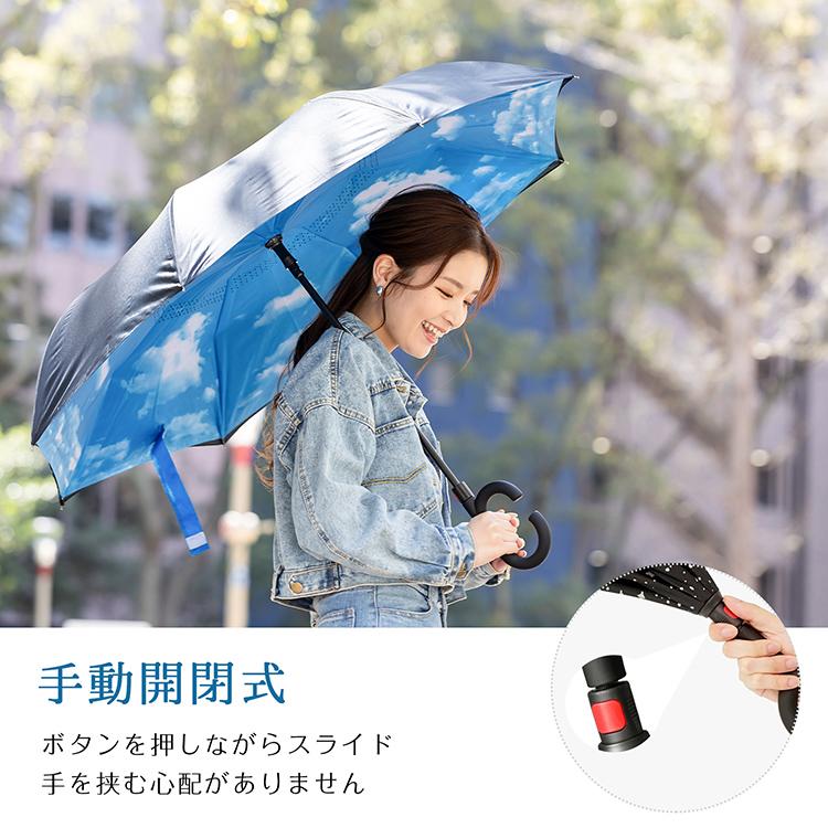 逆さ傘 さかさ傘 外側が濡れない さかさ 逆さま傘 日傘 晴雨兼用 逆さ傘 さかさ傘 外側が濡れない さかさ 逆さま傘 日傘 晴雨兼用