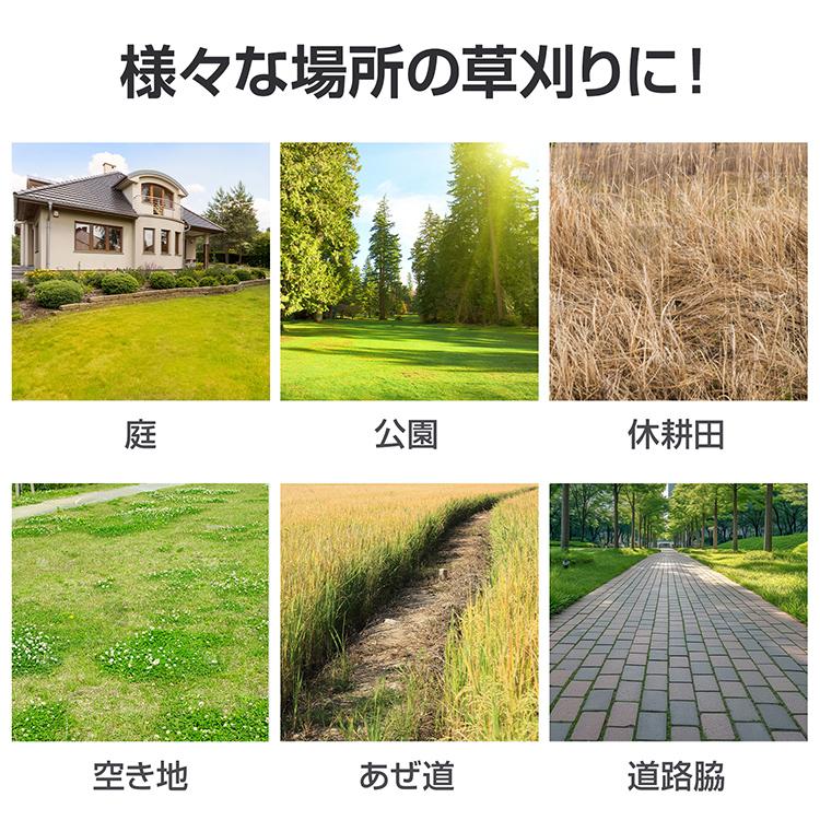 草刈り機 チップソー2枚付 多機能 草刈機 エンジン ガソリン 2分割式