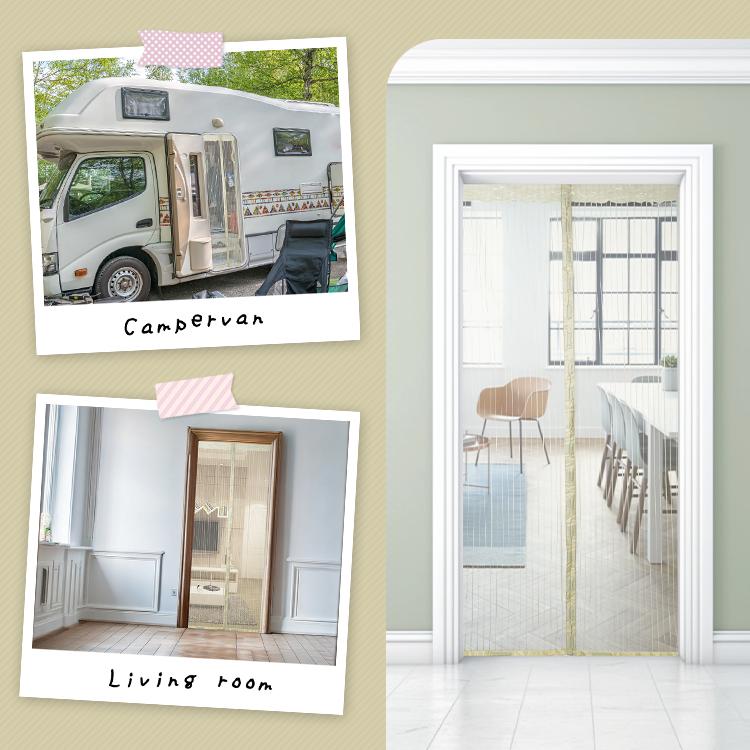 マグネット網戸 カーテン 開閉 玄関 通風虫除け 部屋 リビング