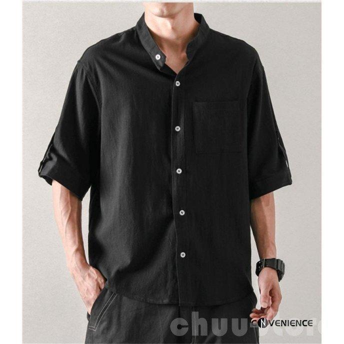 大きいサイズ夏涼しいシャツトップス半袖シャツ開襟シャツカジュアル