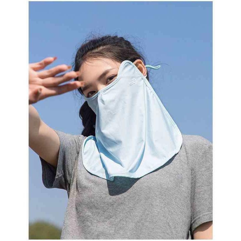 フェイスカバー フェイスマスク ネックカバー レディース 女性用 婦人用 耳掛け 日焼け防止 紫外線対策 UV対策 サイズ調節可｜luckybasket｜08