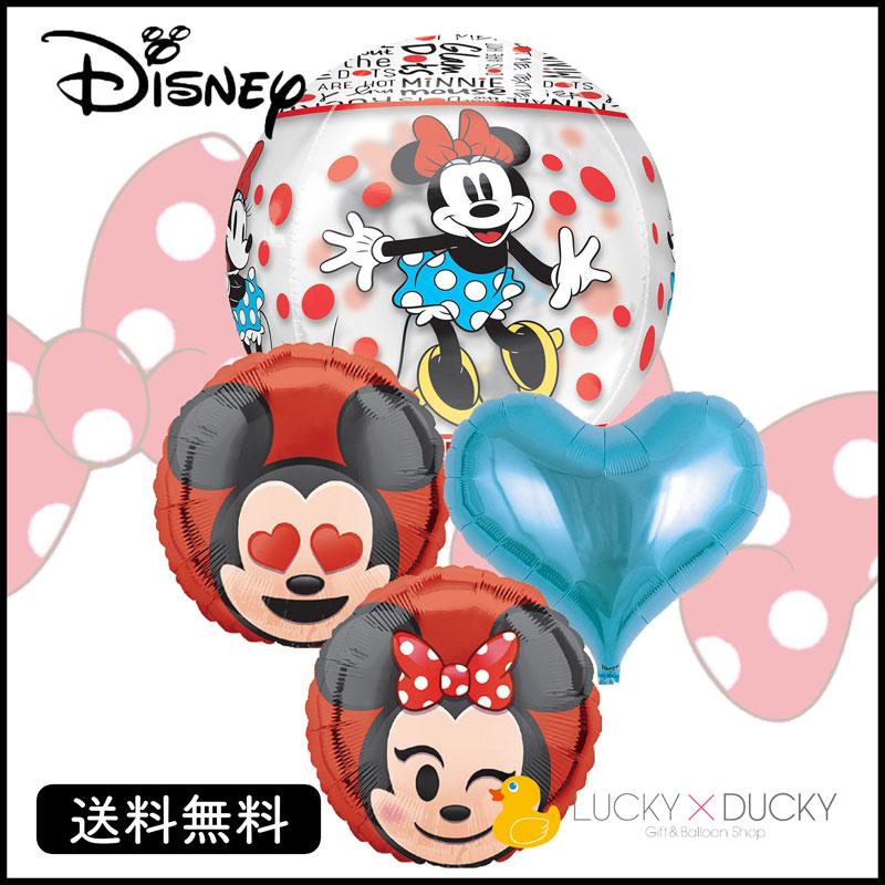 バルーン 誕生日 ギフト ミニー バースデー お祝い 送料無料 ミニーマウス ハート Disney クラシックミニー ギフトバルーンluckyducky 通販 Yahoo ショッピング