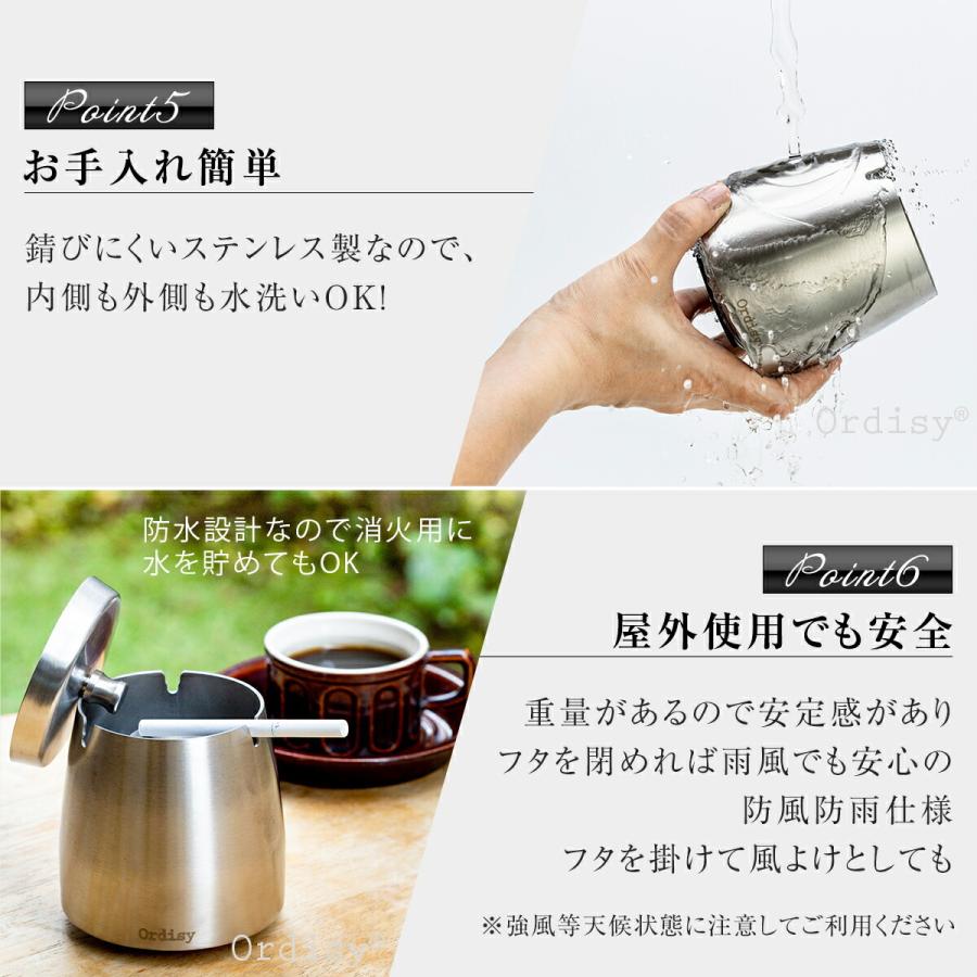 灰皿 フタ付 蓋付き ふた付き 小 ステンレス アイコス 屋外 おしゃれ 高級 フタ付 水洗い可 密閉性 滑り止め 頑丈 分厚い 防風 防雨 防臭 携帯灰皿 車 3size Nz 3at Luckyhill 通販 Yahoo ショッピング
