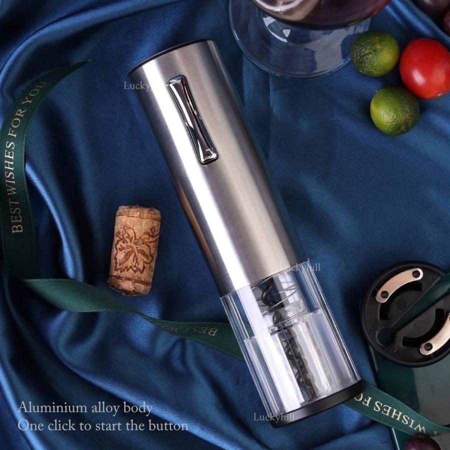 ワインアクセサリー（電動オープナー） Amazon | CheerModa 電動ワインオープナー 充電式 フランスデザイナー
