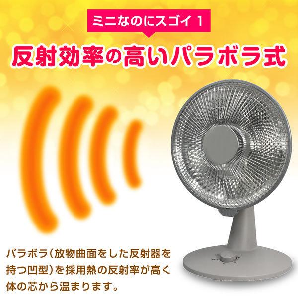 S.Kjapan ヒーター 電気ストーブ ミニ コンパクト カーボンヒーター 1