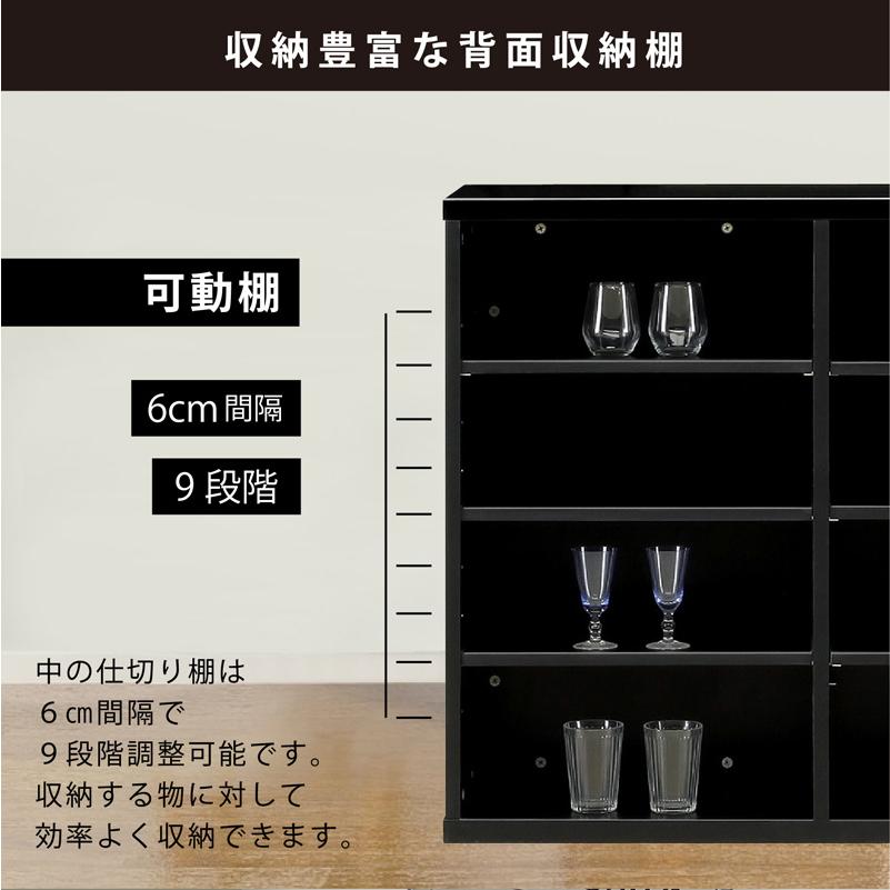 幅100,120cmセット品 バー カウンター 受付カウンター ダイニングテーブル 受付台 作業台 収納 l字 BAR 足乗せ ブルックリン シンプル おしゃれ｜luckykagu｜10