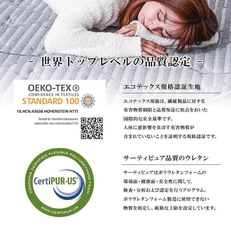 ARTTOWN クイーンサイズ 高級 固め 硬め ピロートップ付き ポケット