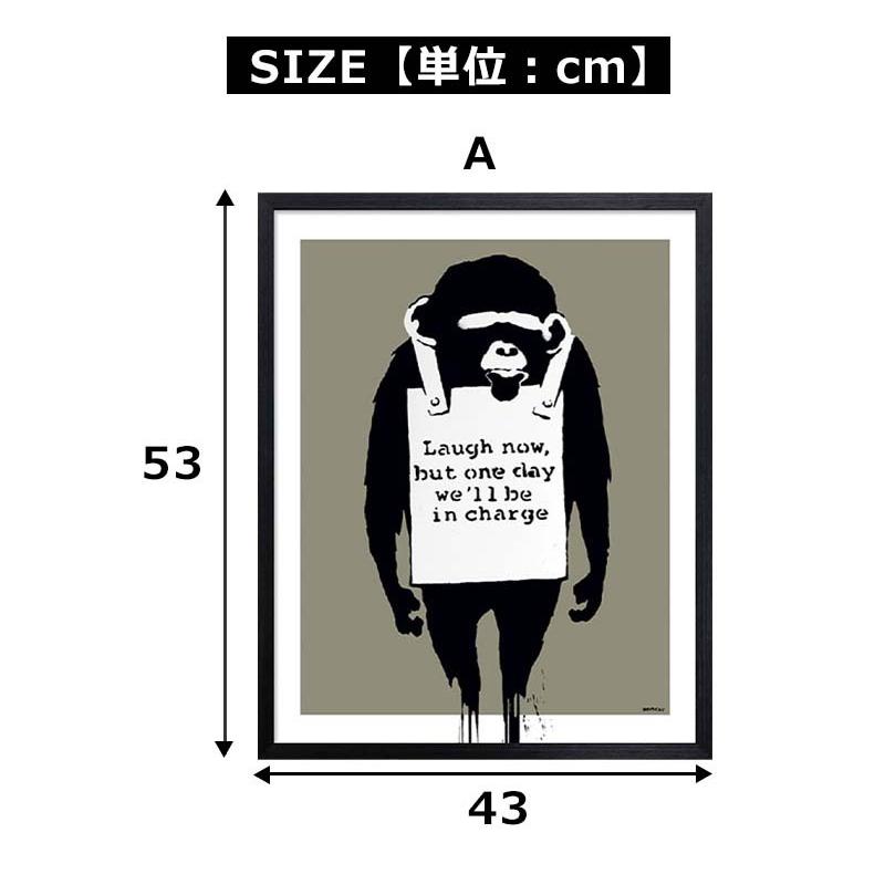 バンクシー アートパネル アートフレーム アートポスター 絵画 ポスター 記念 絵 有名 ゴリラ 個性 海外 インテリア 壁掛け おしゃれ 新生活 ラッキーベッド Yahoo 店 通販 Yahoo ショッピング