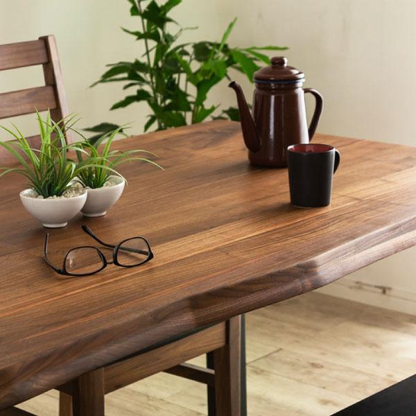 ダイニングテーブル 無垢材 木目 北欧 165cm 165センチ 長方形