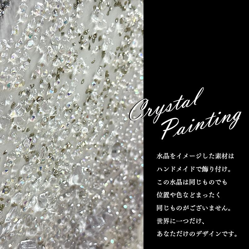 水晶パネル アートパネル 水晶絵 60×80cm 金フレーム付き 偉人 女性 人物 クリスタル 絵 イラスト おしゃれ 高級感 モダン KH40-1｜luckykagu｜04