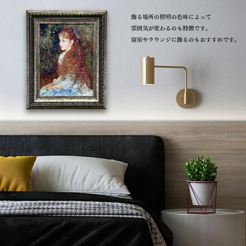 水晶パネル アートパネル 42×52cm 名画 IRE-NE フレーム付き クリスタル 絵 イラスト おしゃれ 高級感 KH1757-2_6