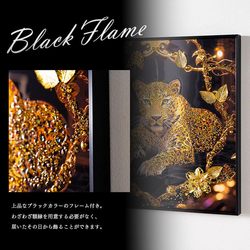 アートパネル　馬　ゴールド　水晶絵　キラキラ　金運　絵　額縁　壁掛け　アート Amazon.co.jp: 【Happirio】開運アート｜黄金瑞馬《神馬》ポスター｜金