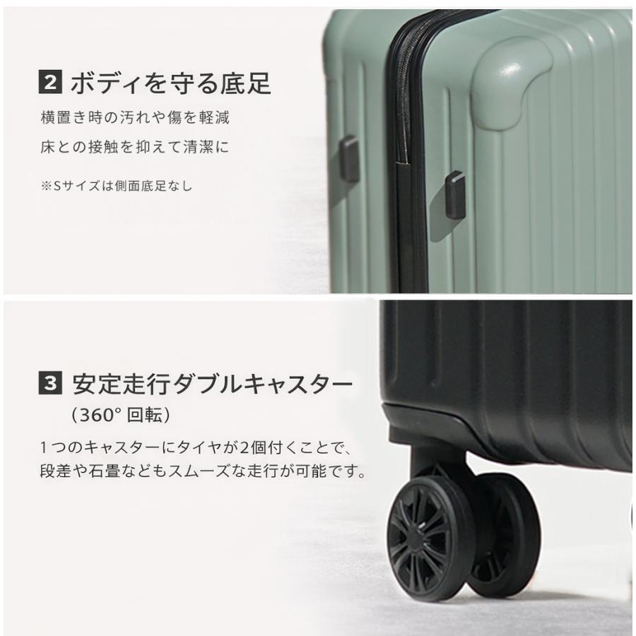 FANCY WONDERLAND 2個セット スーツケース Mサイズ 軽量 キャリー