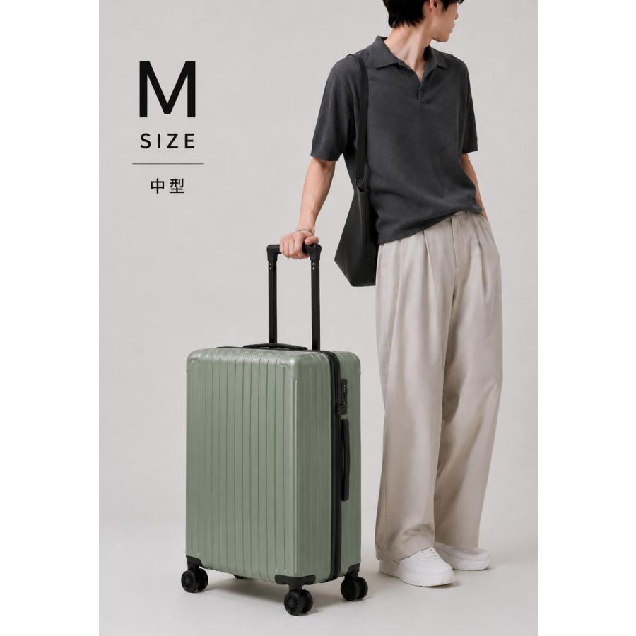 FANCY WONDERLAND 2個セット スーツケース M Lサイズ 軽量 キャリー