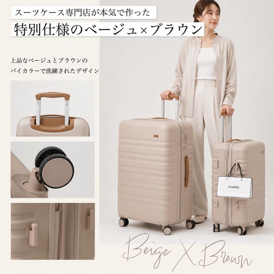 FANCY WONDERLAND 2個セット スーツケース m l 拡張 キャリーバッグ