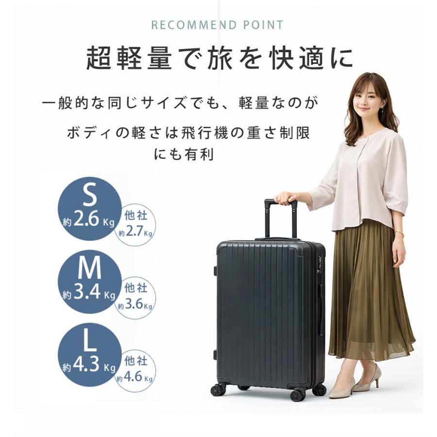 スーツケース l 軽量 キャリーケース lサイズ TSAロック 大型 大容量 トランクケース おしゃれ 旅行 海外 国内 かわいい 爆買 ty2506-lの画像