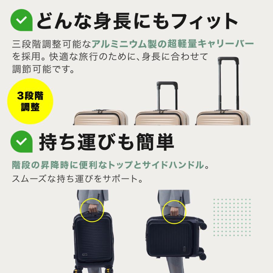 FANCY WONDERLAND スーツケース 機内持ち込み フロントオープン FANCY WONDERLAND スーツケース 機内持ち込み フロントオープン