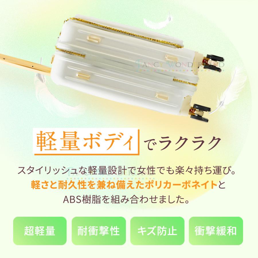 フロントオープン スーツケース mサイズ キャリーケース 前開き キャリーバッグ ｍ 軽量 TSAロック トランクケース 4泊5日 おしゃれ おすすめ TY2309｜luckypanda｜16