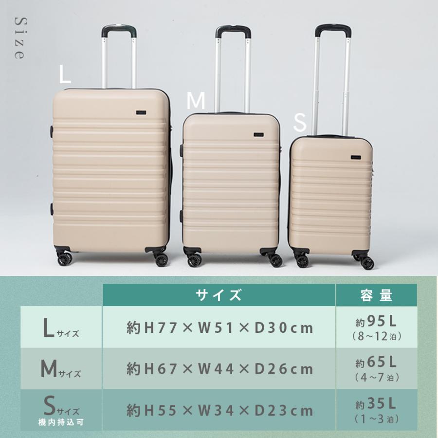 スーツケース l キャリーケース lサイズ キャリーバッグ 軽量 fancywonderland ty8098-l おしゃれ 旅行カバン キャリー トランクケース 海外旅行 tsa｜luckypanda｜20